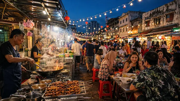 Malaysia market and flowers travel note